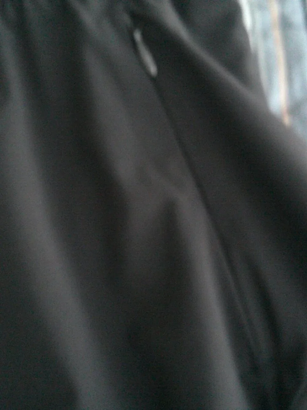 T By Talbots Black silky skort has front zippered pockets  Size XLP NWT